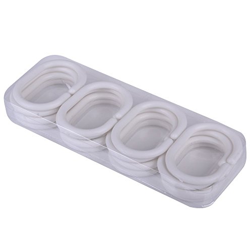 Musuntas Hohe Qualität 100% Polyester Wasserdicht Bad Duschvorhang – extralange 200 * 240cm mit Ring Haken - 4