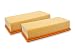 Produktbild vhbw 2X Flachfaltenfilter Filter wie 6.904-283.0 Kärcher Nass-/Trockensauger NT 65/2 Ap, NT 65/2 Eco, NT 65/2 Eco Tc, NT 72/2 Eco Tc, NT 75/2 Ap Me Tc