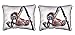 Produktbild Betsy Drake Paar Betsy 's Monkey Small Kissen 11 x 14