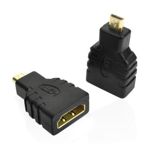 LScommerce® ADATTATORE HDMI FEMMINA A MICRO HDMI MASCHIO CONNETTORE PRESA HDMI ALTA QUALITA'