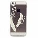 Produktbild MUTOUREN für iPhone SE 5 5S Transparent TPU Silikon Schutz Handy Hülle Case Cover [Kratzfeste, Scratch-Resistant] Hülle Schutzhülle Crystal Kirstall Durchsichtig Fall-Abdeckung Etui TPU Bumper Schale - Feder