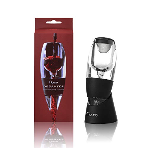 Flauno Aireador de Vino, Premium Decantador de Vino con Base, Caja de Regalo