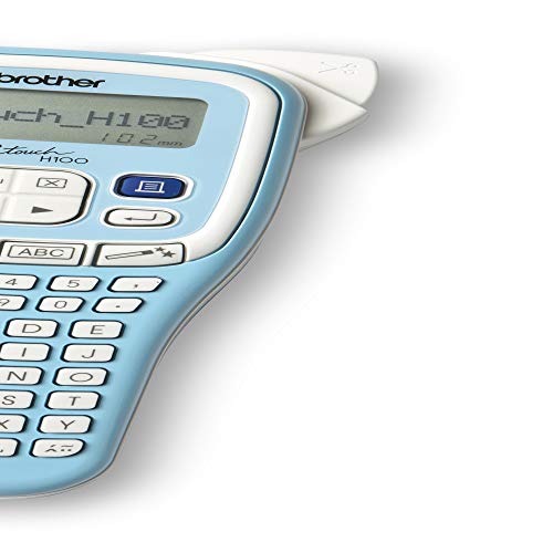 Brother PT-H100LB Etiqueteuse\Titreuse - P-Touch Bleue pour Votre Organisation - Jusqu'à 12mm - Ludique et Portable Brother PT-H100LB Etiqueteuse\Titreuse - P-Touch Bleue pour Votre Organisation - Jusqu'à 12mm - Ludique et Portable