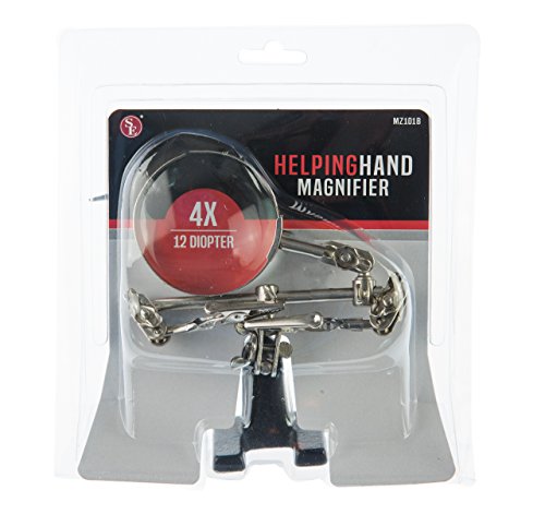 SE MZ101B Helping Hand with Magnifying Glass by SE - 7