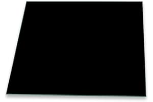 decorwelt | Placa protectora de vitrocerámica, color negro, 60 x 52, 1 pieza, universal, para placas de vidrio, inducción, protección de cocina, decoración, tabla de cortar, protección contra