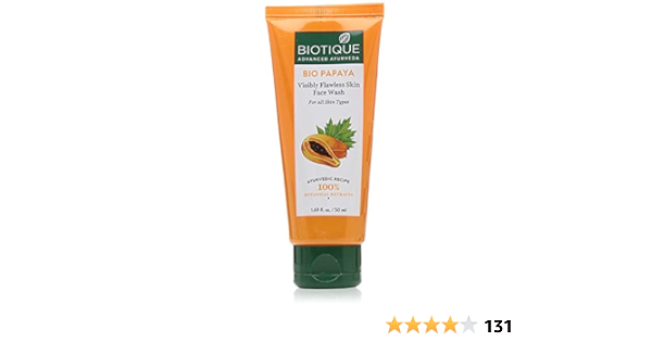 biotique bio papaya scrub wash