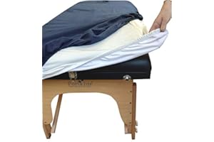 MASSAGE WAREHOUSE Sanitary Barrier Protective Fitted Massage Table and Beauty Bed Couch Cover + Washable + Waterproof + Disinfectable - with & Without Breathe Hole (Fitted Cover Without Breathe Hole & Cradle Cover)