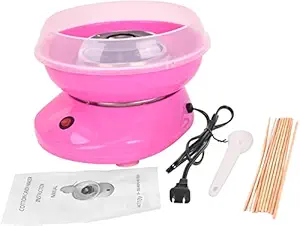 ROSEFINCH Cotton Candy Machine Portable with Large Splash-Proof Plate Efficient Electric Heating Cotton Candy Maker for Kids Home Birthday Family Party Christmas Gift Pack Of 1