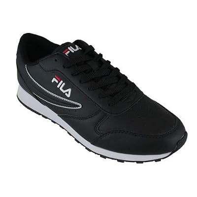 Fila Scarpe Uomo Sneakers Orbit Low in Pelle nera 1010263-25Y