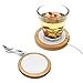 Produktbild Kaffeetassenwärmer, USB-Kaffeetassen-Heizuntersetzer, Kaffeetassen-Heizkissen, Kaffeetassenwärmer, Getränkewärmer, elektrischer Wärmer-Teller für Wassermilchsuppe Teewärmer Glaskeramikmilchbecher