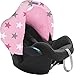 Produktbild The Original Dooky 126381 Hoody Sonnenschutz Sonnenverdeck für Autositz Babyschale Baby Pink