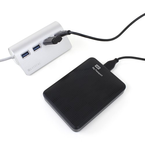 Satechi USB 3.0 Premium Aluminium Hub mit 4 Anschlüssen für iMac, MacBook Air, MacBook Pro, MacBook, MacMini, PCs und Laptops V.1 - 5