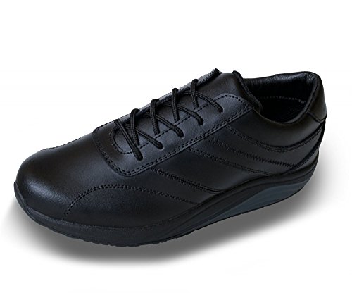 Damen Leder Kellnerschuhe von Vivality, 112576 in Schwarz - 2