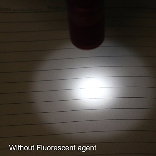 Enjoydeal LED-UV-Taschenlampe 365nm Lila Ultra Violet Licht-Fackel-Schwarzlicht-Lampen-AA Blau - 5