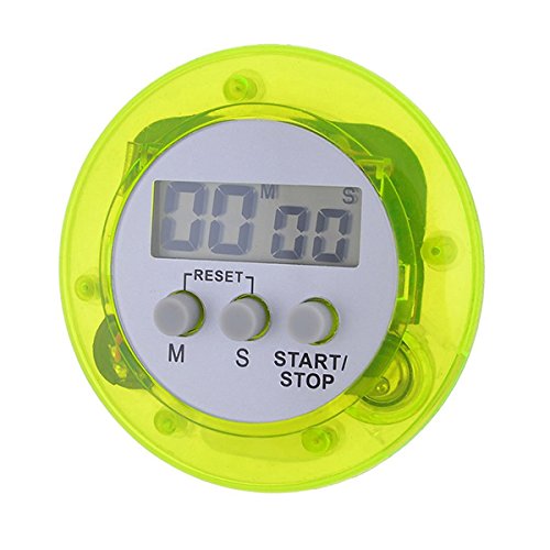 PIXNOR Küche Timer Digital Timer Countdown Timer mit lauter Alarm kochen (grün) - 3