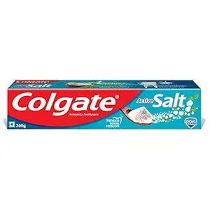 Colgate Active Salt Toothpaste, Germ Fighting Gum Care Toothpaste, 200g