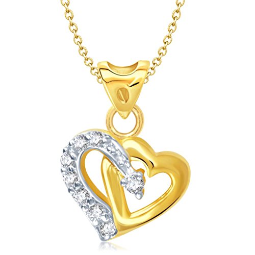 Vina Fashion Jewellery Gold And Rhodium Plated Pendant Necklace For Girls RS.199 (92.00% Off) - Amazon Vina Fashion Jewellery Gold And Rhodium Plated Pendant Necklace For Girls RS.199 (92.00% Off) - Amazon
