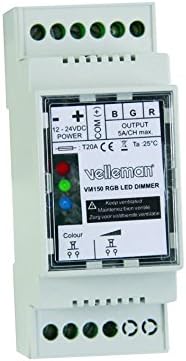 VellemanModules VM150 RGB LED Dimmer for Din Rail