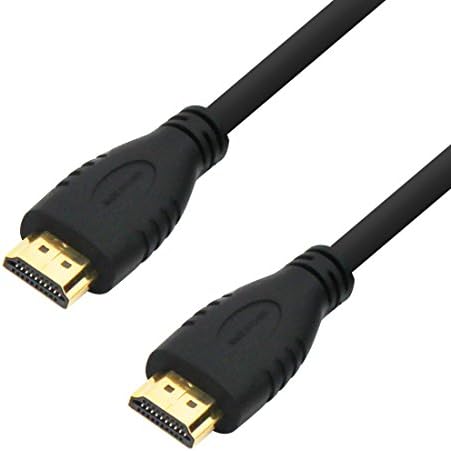 KUNCAN 1.5m High Speed HDMI 1.4v Cable 3D 2160p 4K Ultra HD HDMI to HDMI M/M Support All HDMI Devices Audio/Video Gold-Plated