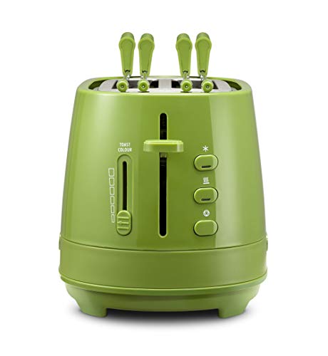 Dè Longhi CTLAP2203 Grille-pain avec pinces 550 W vert