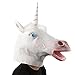 Produktbild XIAO MO GU Halloween Maske latex Einhorn Tiermaske Kostüm