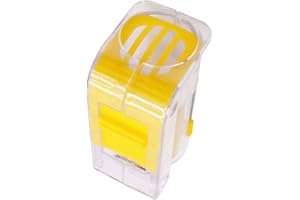 GÉNÉRIQUE Marqueur de la Reine des Abeilles Bouteille de la Reine des Abeilles Attrape-Cage Plongeur en Plastique Une Main Outil d'apiculture Jaune Bon matériel Durable Design