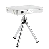 proyector led recargable 50w Soporte leer directamente del disco de U / TF / Micro SD y disco duro móvil externo, para las fuentes de vídeo de alta definición completa, música, imágenes, TXT y el juego PPT.