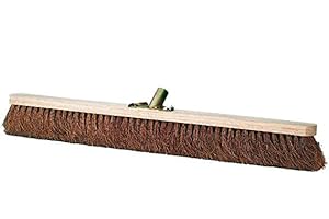 LE PLUS DE L'ENTRETIEN balai coco monture bois douille métal - taille aux choix (120 cm)