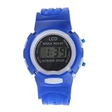 OSYARD Kinderuhr Sportuhr Lernuhr Uhr,Jungen Mädchen Studenten Uhren Sport Elektronische Digital Uhren LED Armbanduhr,Kinder Mode Einfach Armbanduhren Casual Uhr Silikonband Uhren