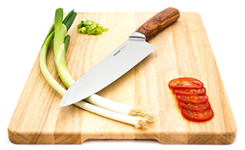 makami Kona Chefmesser – scharfes Kochmesser mit Griff aus Palisanderholz in Geschenkverpackung. Küchenmesser mit 20 cm Klingenlänge - 7