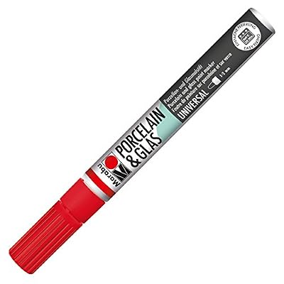 Marabu 125 1/2 mm Feutre à peinture pour porcelaine Cerise