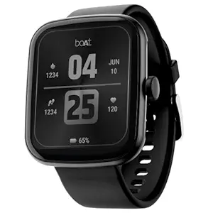 boAt Newly Launched Wave Style with 1.69″ Square HD Display, HR & SpO2 Monitoring, 7 Days Battery Life, Multiple Watch Faces, Crest App Health Ecosystem, Multiple Sports Modes, IP68(Active Black) at Rs. 1299
