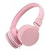 Produktbild Kinder Kopfhörer -3.5mm Folding Einstellbare Stereo Tragbare Kabelgebundene Lautstärkebegrenzung Mit Mikrofon, für Smartphone-Tablets Laptop Geschenk für Mädchen (Color : Pink)