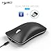 Produktbild Big-Mountain HXSJ T23 BT 4.0 Kabellose Gaming Maus | 6 Knöpfe USB Doppelmodus 2.4G Wireless | Einstellbar Wiederaufladbar Mäuse Empfänger für Laptop/PC (Schwarz)