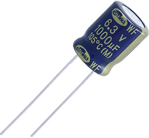 Samwha WF1C107M6L011 100µF 20% 16V 105°C Low Imp Radial Alum Elect Capacitor
