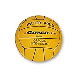 Amarillo GIMER Waterpolo, balón para Hombre, Amarillo, Número 5