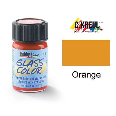 Glass Color Glasmalfarbe, 20ml, Orange [Spielzeug]