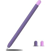 NovStrap Apple Pencil Pro (2024) ile Uyumlu Silikon Kılıf Pencil Pro Silikon Kaydırmaz Koruma Kılıfı MOR