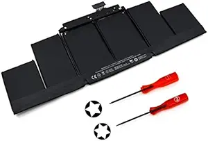 A1417 Laptop Battery Compatible with Mac Book Pro 15 inch Retina A1398 (Mid 2012 Early 2013), fits for MC975LL/A MC976LL/A ME664LL/A ME665LL/A