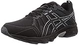 Robuste Außensohle ASICS Herren Gel-Venture 7 Laufschuhe, Schwarz (Black/Sheet Rock 001), 45 EU