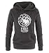 Produktbild Comedy Shirts - Game of Thrones - FIRE AND BLOOD - Damen Hoodie - Schwarz/Silber Gr. M