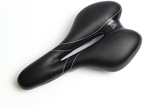 Hollow Silicone Cushion Bicycle saddle Soft Comfortable-Bike Saddle With Soft Cushion , black