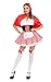 Produktbild Deluxe Rotkäppchen Kostüm für Karneval Verkleidung Mottoparty Damen Medium