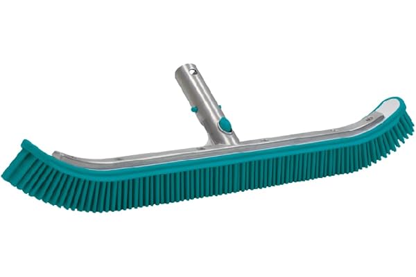 BAYROL Brosse Nettoyage 50 cm avec Poils en Caoutchouc - extrémités incurvées pour Plus d'efficacité - Nettoyer paroi & Fond Piscine - Brosse Piscine