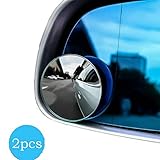 Das muss man haben: Unser Toter-Winkel-Spiegel maximiert den Blick auf die Rückspiegel auf beiden Fahrzeugseiten und kann aus einem weiten Winkel betrachtet werden, um Unfälle oder Kollisionen beim Spurwechsel zu vermeiden, um ein sicheres Fahren zu gewährleisten.