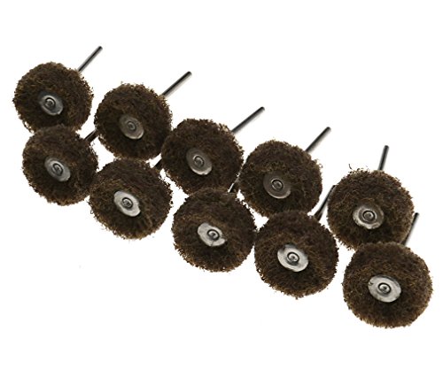 40 Stück 25mm Polierstifte Polierscheibe Polierköpfe Polieraufsatz für Dremel DE - 2