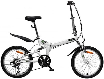 Suspension Folding Bicycle Folding Bike 20 Inch 6 Gear Shimano