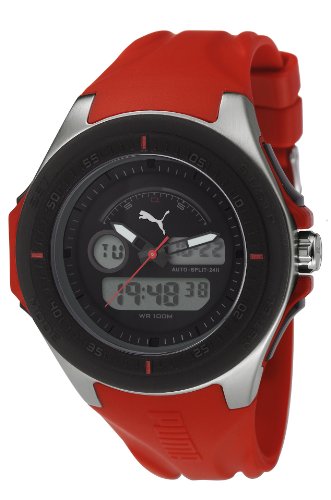 Puma Herren-Armbanduhr XL Fuel Analog - Digital Quarz Resin PU911021002 Puma Herren-Armbanduhr XL Fuel Analog - Digital Quarz Resin PU911021002