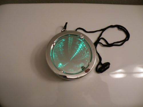 Flashing LED Strobe Infinity Tunnel Necklace Pendant - 6 Modes RGB by 3D Lights