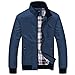 Produktbild Luckycat Herren Baseball Jacke wasserdichte Herrenjacke Mit Kapuze Windbreaker Windjacke Jacket Full Zip mit Winddicht Jacken für Outdoor Camping Bergsteigen Wander